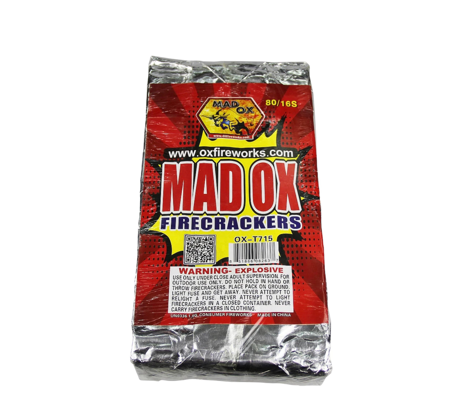 80 PACK FIRECRACKERS 16/STRIP