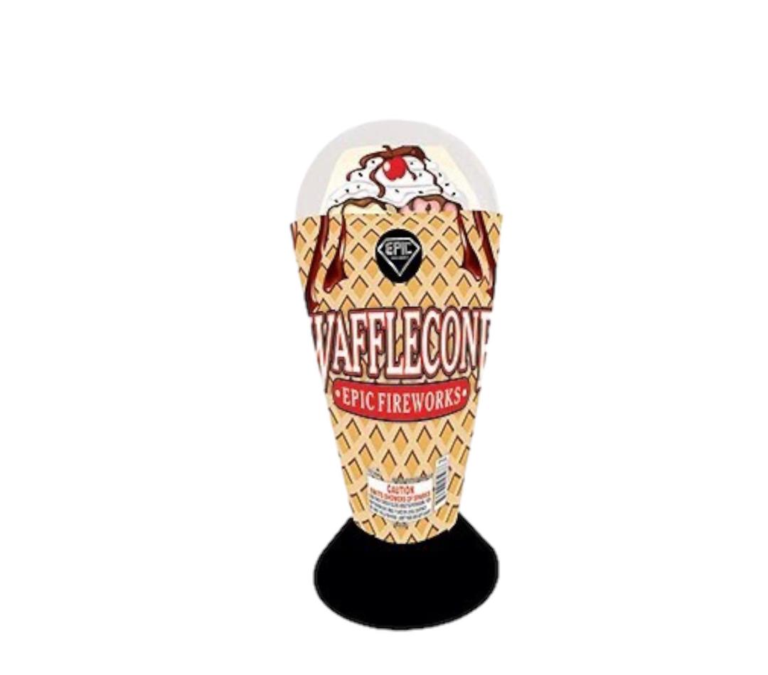 GIANT WAFFLE CONE FOUNTAIN