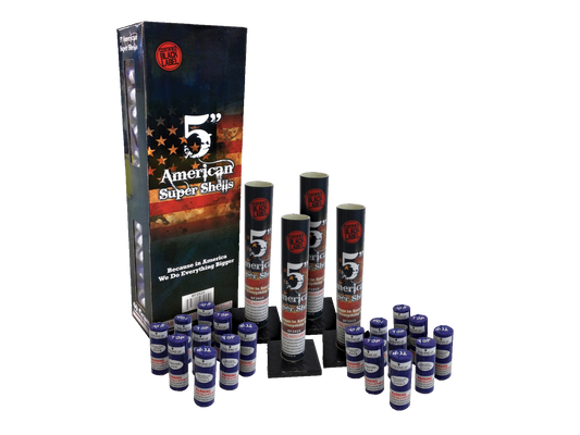 AMERICAN SHELLS 5" - 24 PACK